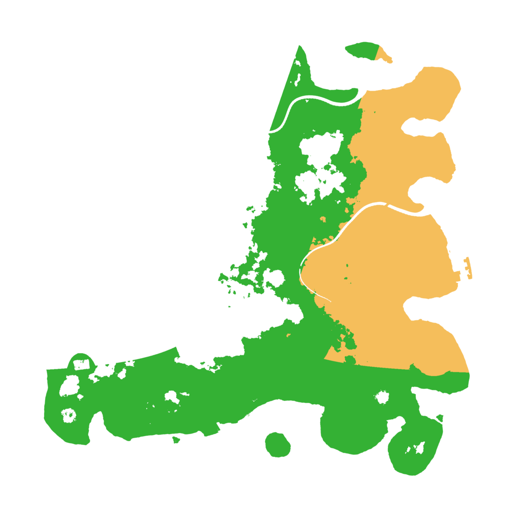 Biome Rust Map: Procedural Map, Size: 3500, Seed: 1212429527