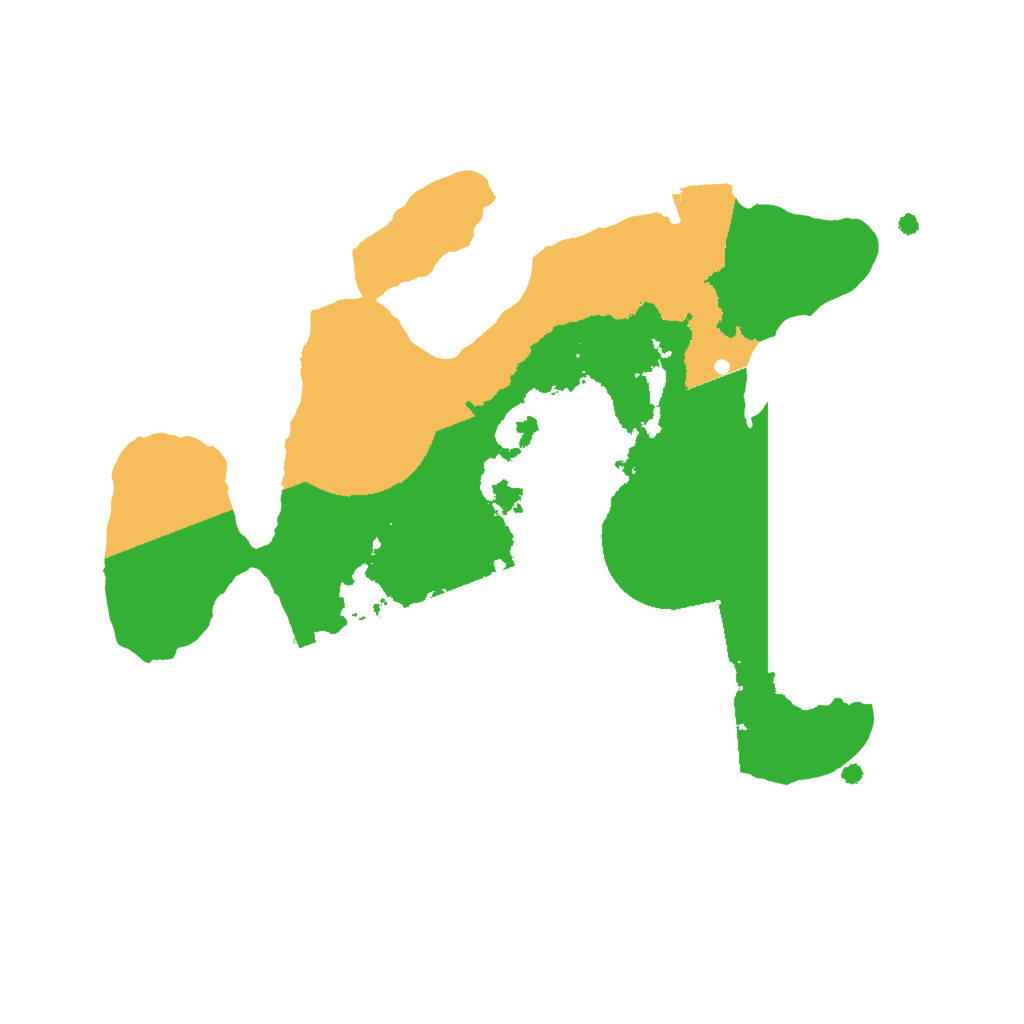 Biome Rust Map: Procedural Map, Size: 2000, Seed: 622738