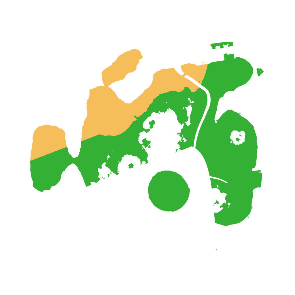 Biome Rust Map: Procedural Map, Size: 2000, Seed: 622738