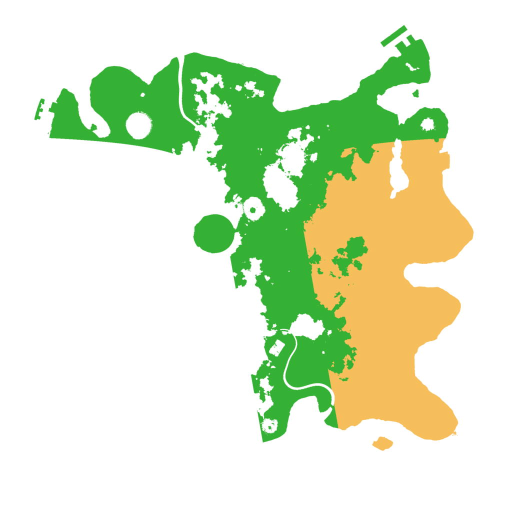 Biome Rust Map: Procedural Map, Size: 3500, Seed: 712357