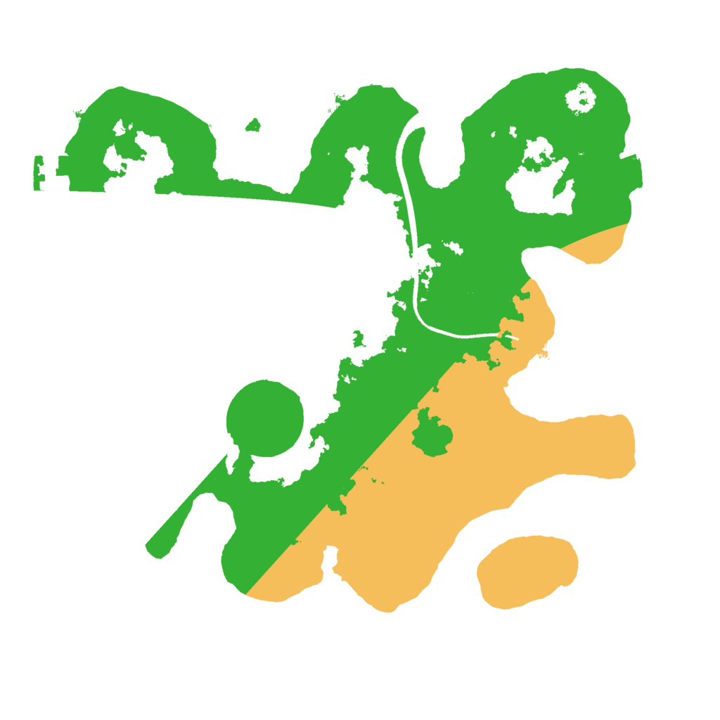 Biome Rust Map: Procedural Map, Size: 2500, Seed: 418375636