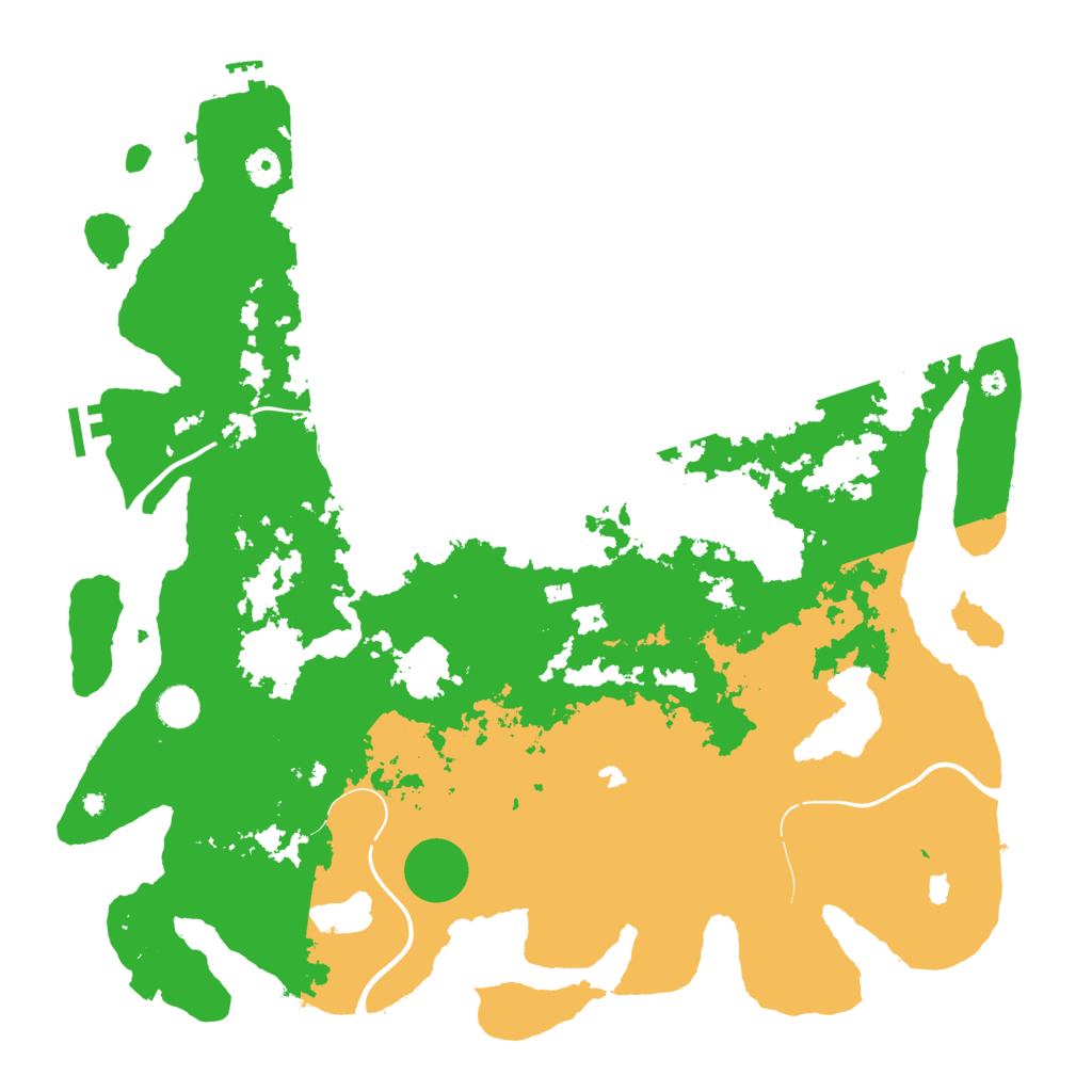 Biome Rust Map: Procedural Map, Size: 4500, Seed: 2057379506