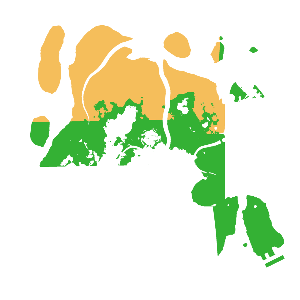 Biome Rust Map: Procedural Map, Size: 3000, Seed: 2052035494