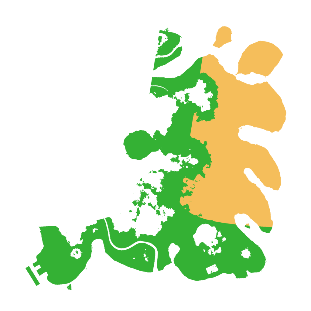 Biome Rust Map: Procedural Map, Size: 3000, Seed: 1863408128