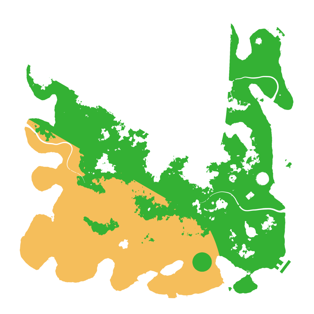 Biome Rust Map: Procedural Map, Size: 4300, Seed: 1845550750