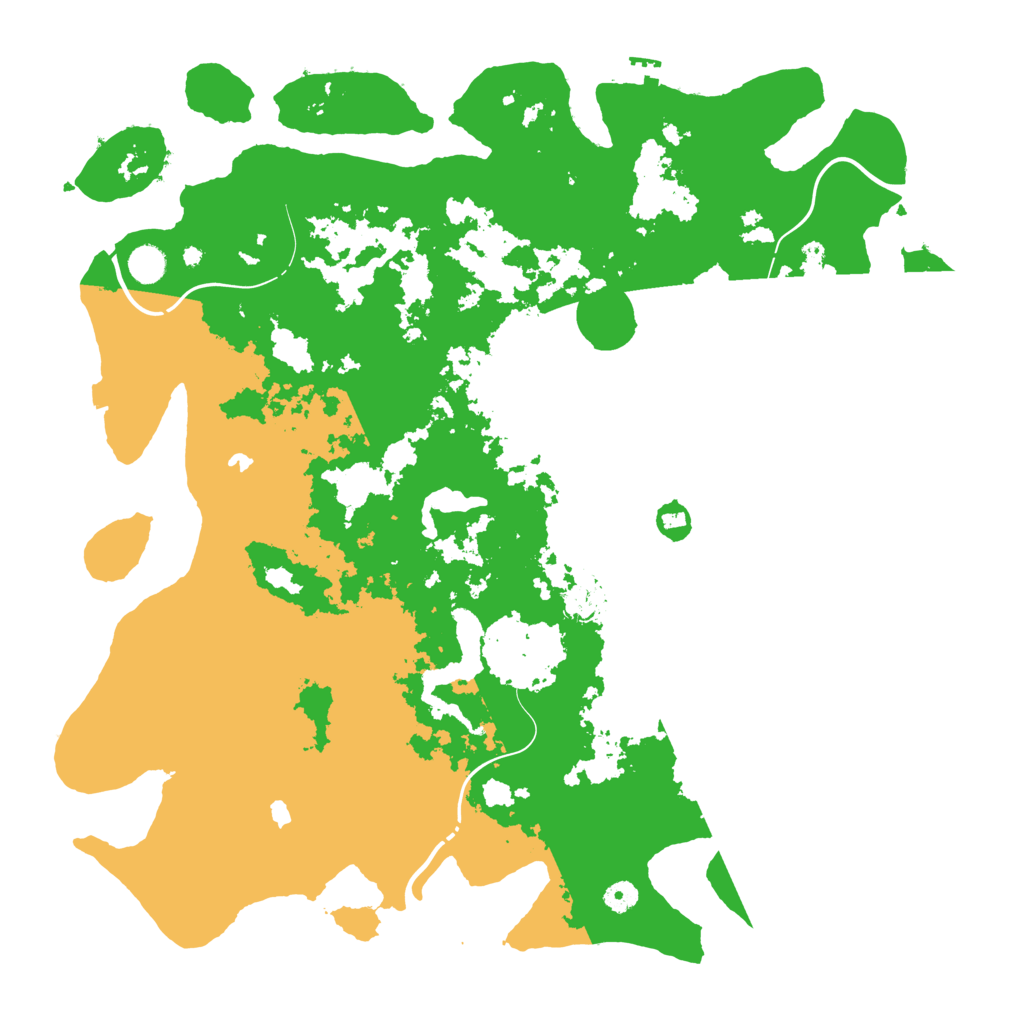 Biome Rust Map: Procedural Map, Size: 4800, Seed: 142805872