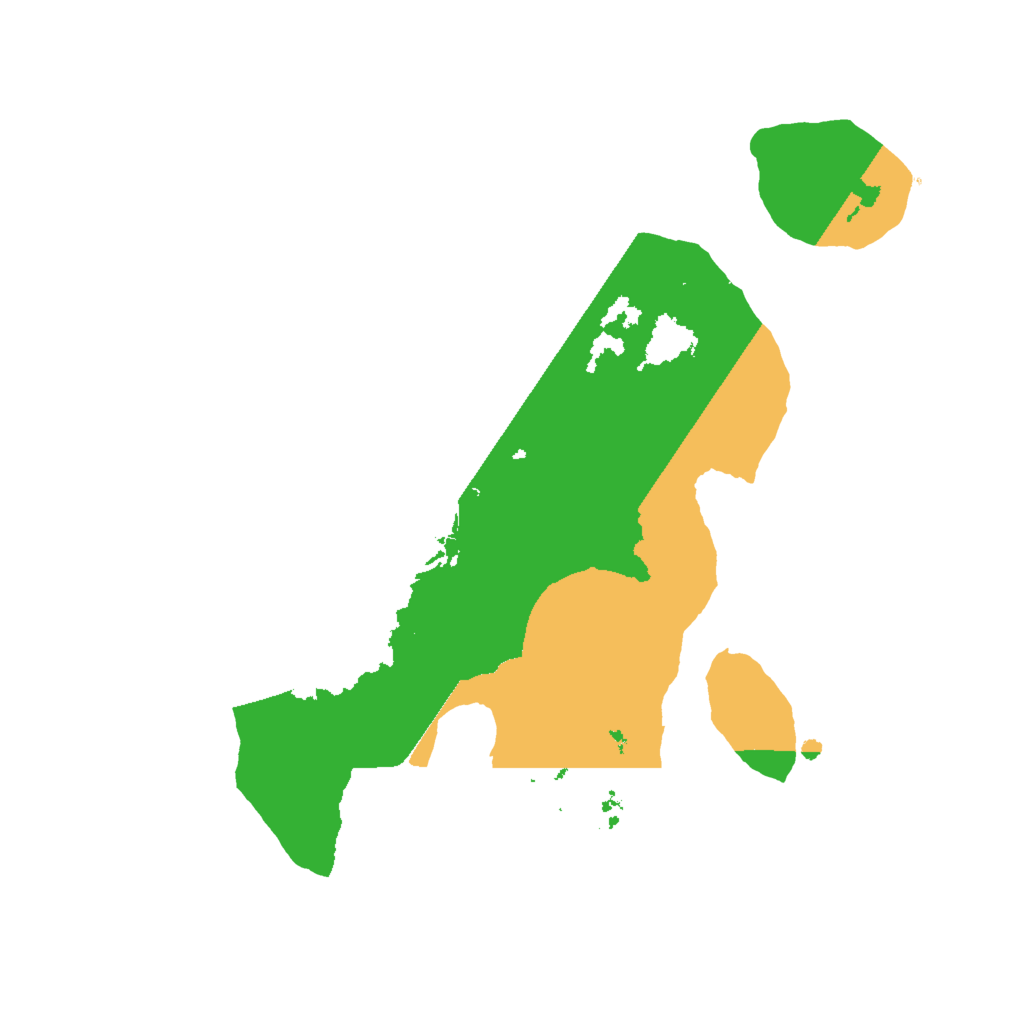 Biome Rust Map: Procedural Map, Size: 2000, Seed: 802322889