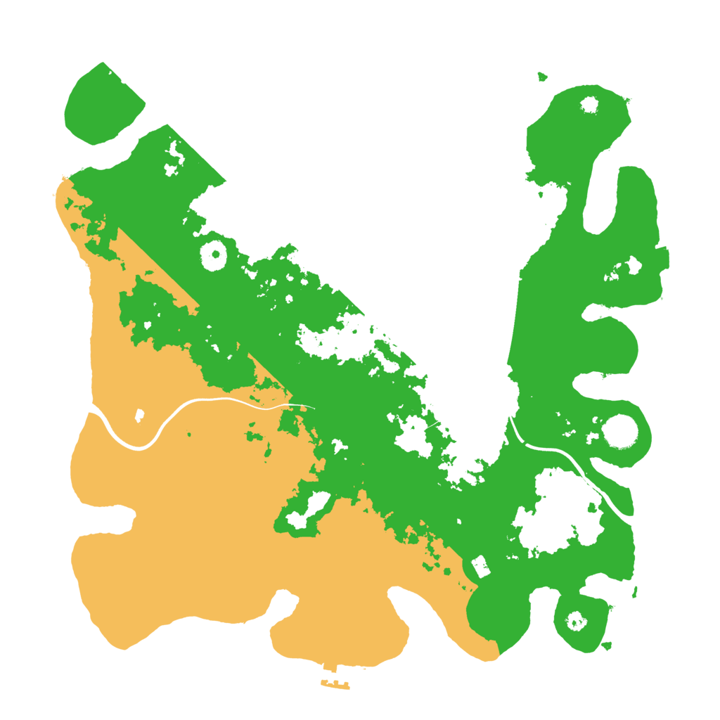 Biome Rust Map: Procedural Map, Size: 3750, Seed: 25840501