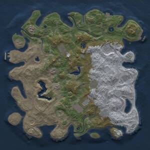 Thumbnail Rust Map: Procedural Map, Size: 4250, Seed: 71230947, 17 Monuments