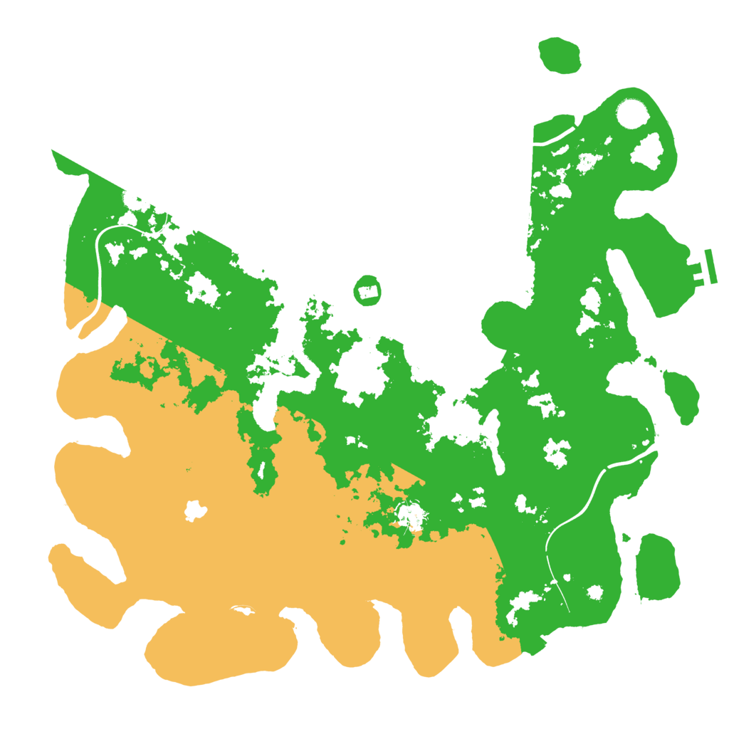 Biome Rust Map: Procedural Map, Size: 4250, Seed: 902897780