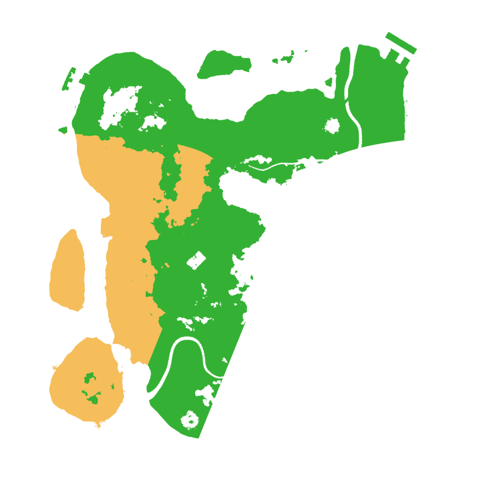 Biome Rust Map: Procedural Map, Size: 3000, Seed: 1643413823