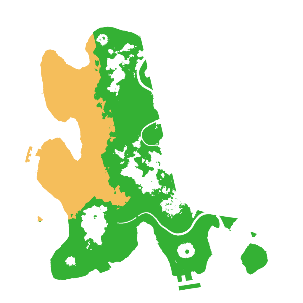 Biome Rust Map: Procedural Map, Size: 2800, Seed: 303661393