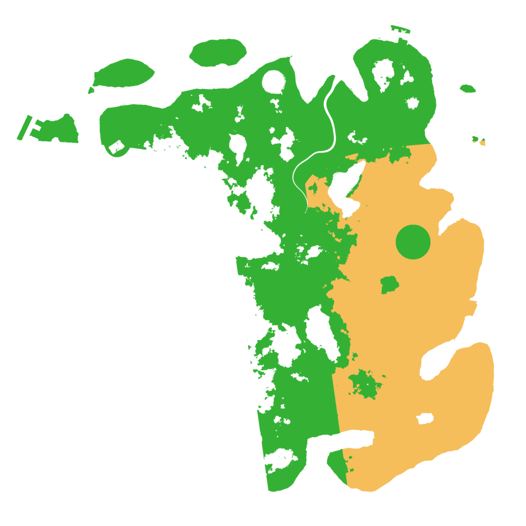 Biome Rust Map: Procedural Map, Size: 4000, Seed: 1048207958