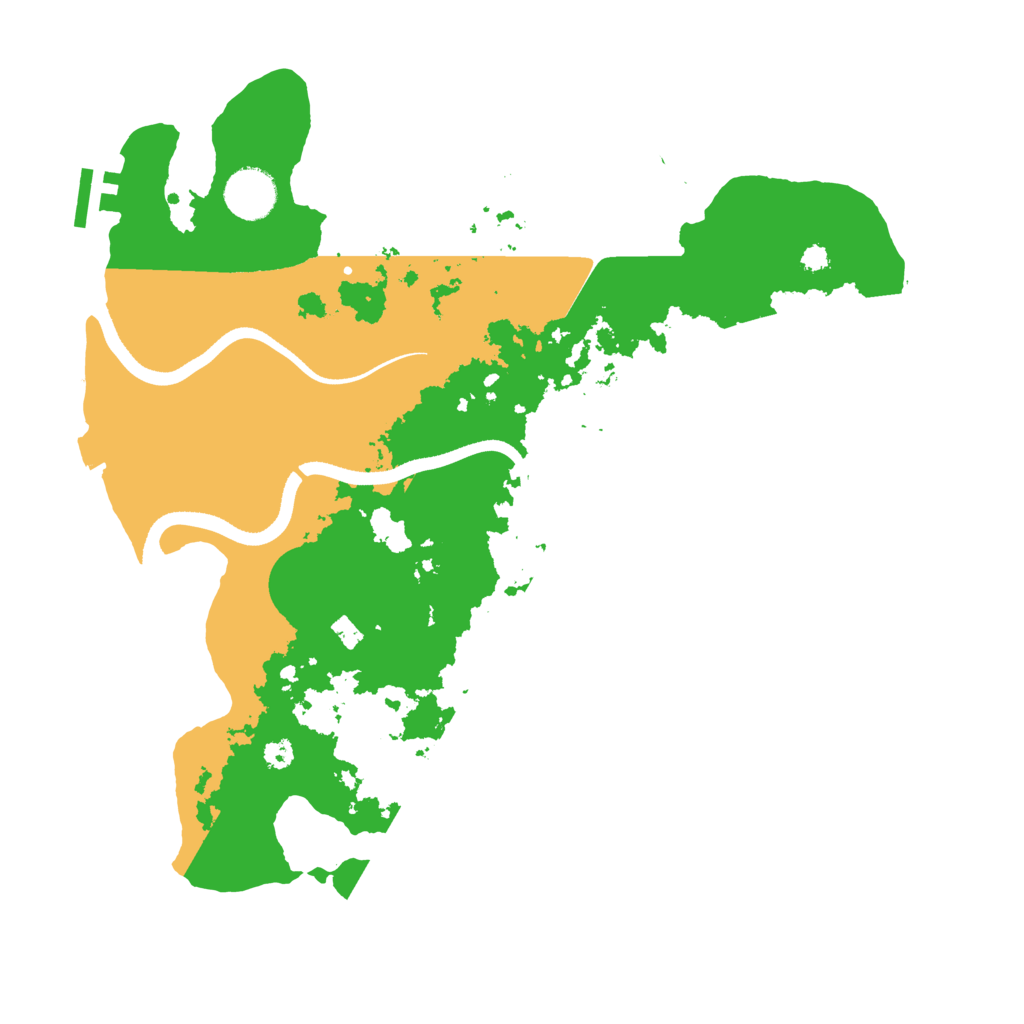 Biome Rust Map: Procedural Map, Size: 3500, Seed: 510968503
