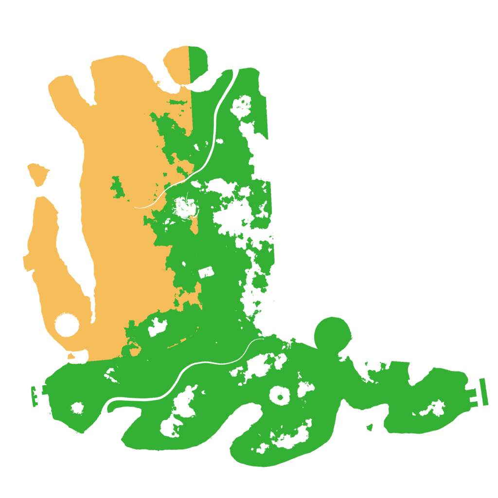 Biome Rust Map: Procedural Map, Size: 3700, Seed: 1471946600