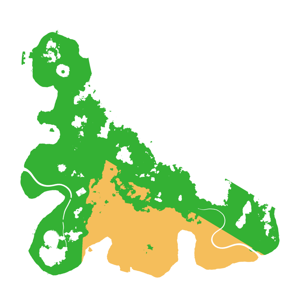 Biome Rust Map: Procedural Map, Size: 3500, Seed: 813519397
