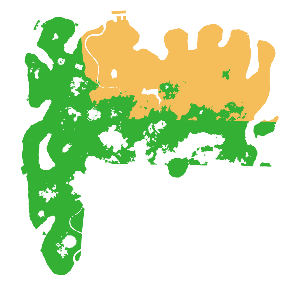 Biome Rust Map: Procedural Map, Size: 4250, Seed: 446138528