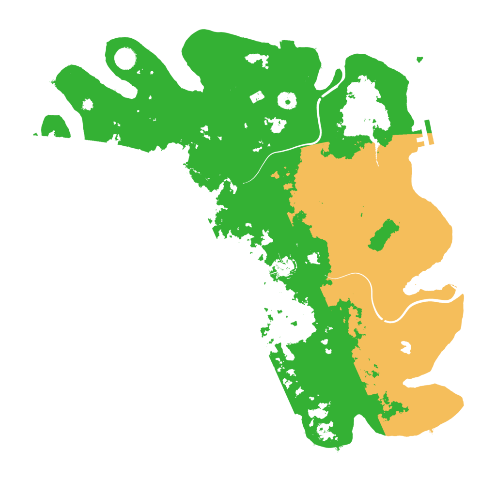 Biome Rust Map: Procedural Map, Size: 4000, Seed: 515646