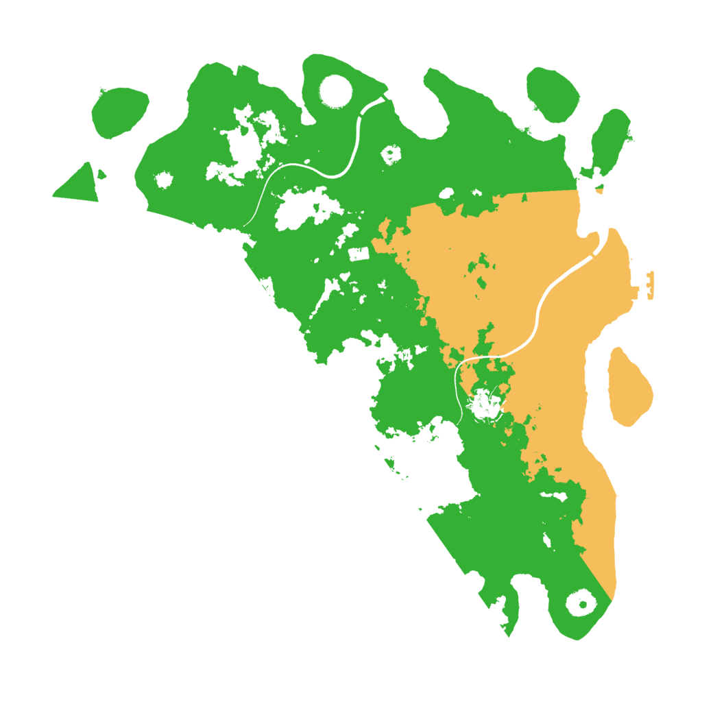 Biome Rust Map: Procedural Map, Size: 3750, Seed: 1559835709