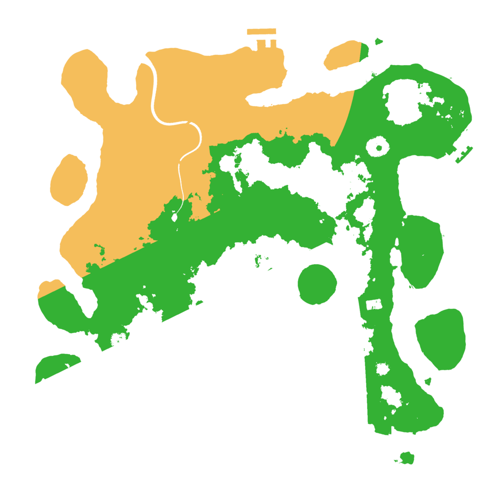 Biome Rust Map: Procedural Map, Size: 3500, Seed: 2122270587