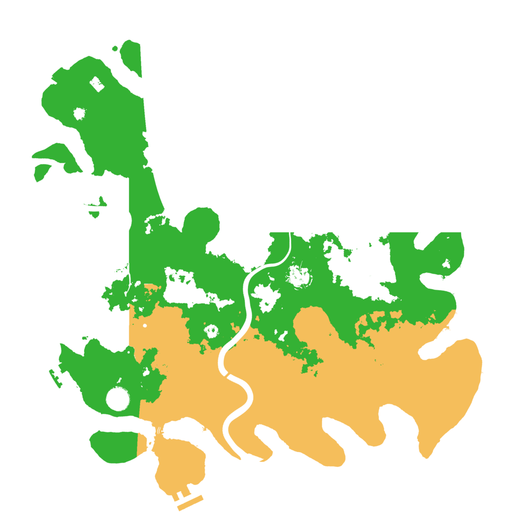 Biome Rust Map: Procedural Map, Size: 3850, Seed: 809969734