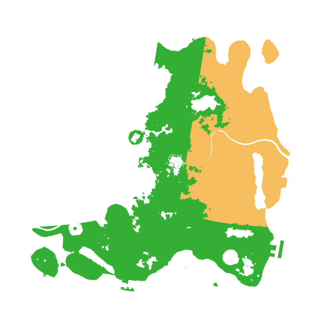 Biome Rust Map: Procedural Map, Size: 3550, Seed: 600000