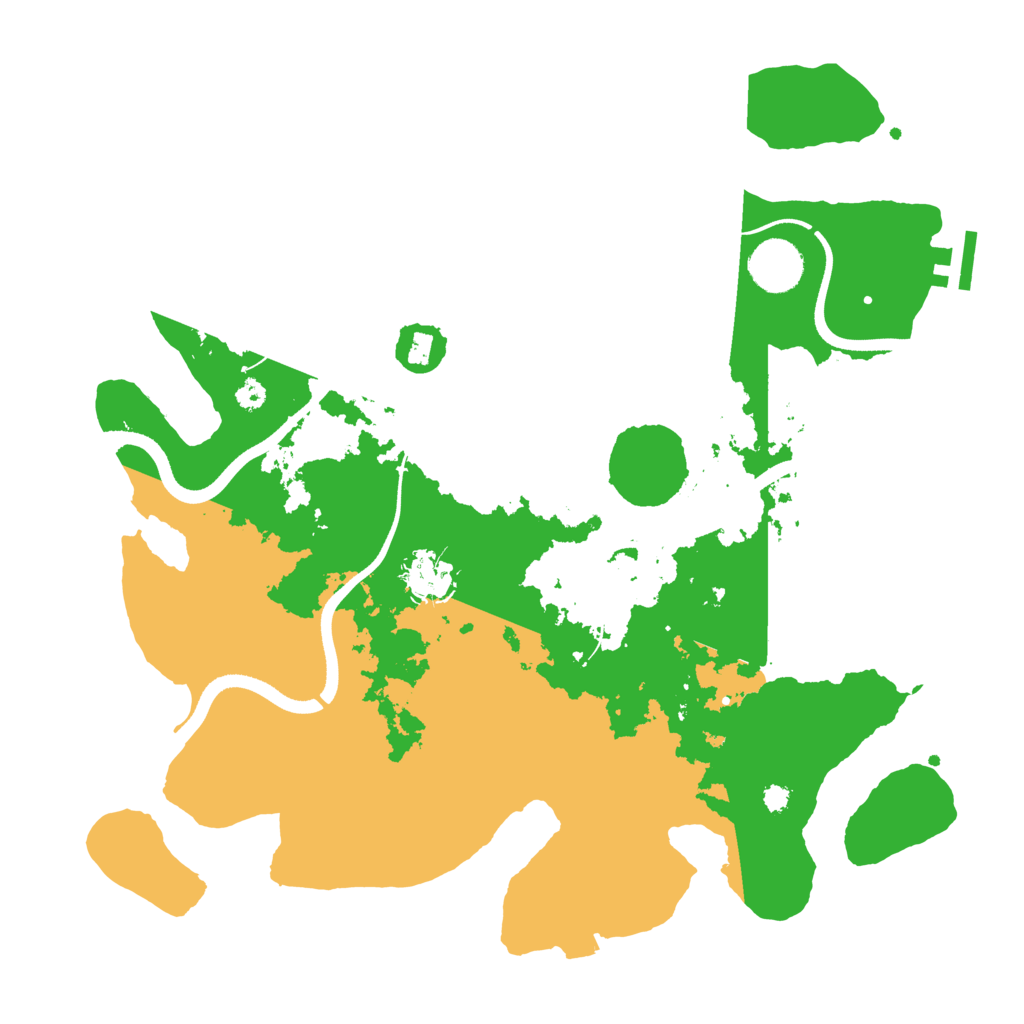 Biome Rust Map: Procedural Map, Size: 3500, Seed: 1574418073