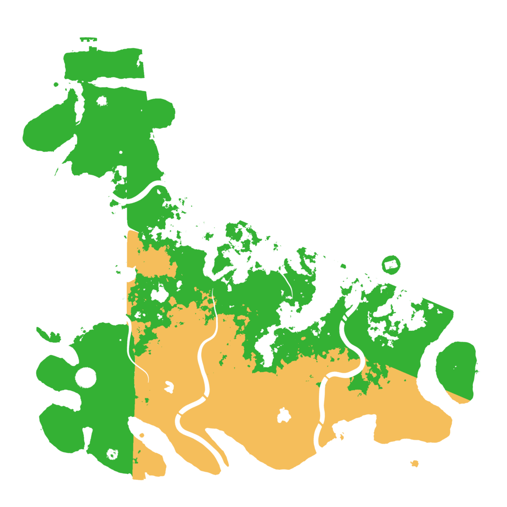 Biome Rust Map: Procedural Map, Size: 4500, Seed: 54902