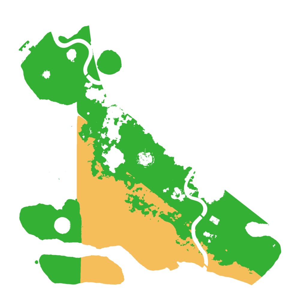 Biome Rust Map: Procedural Map, Size: 3500, Seed: 1343962973