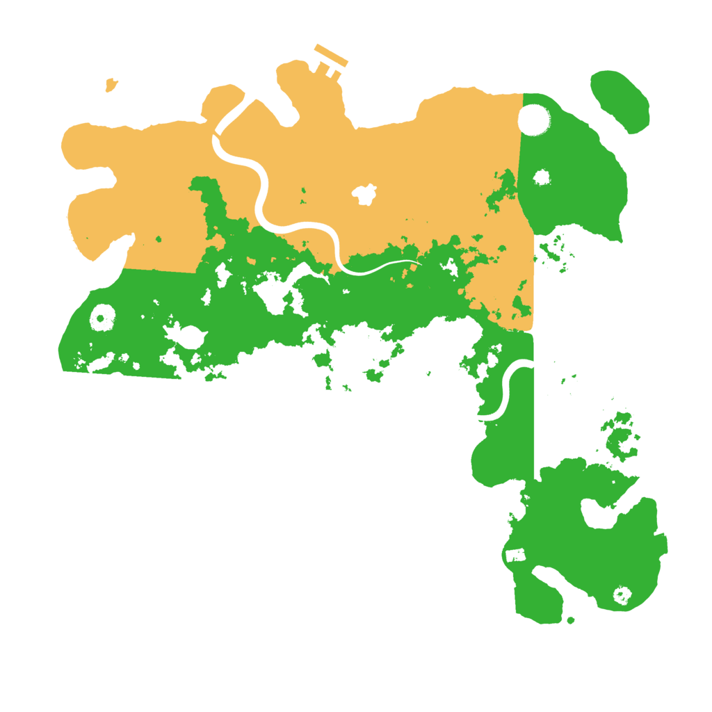 Biome Rust Map: Procedural Map, Size: 4000, Seed: 225225552