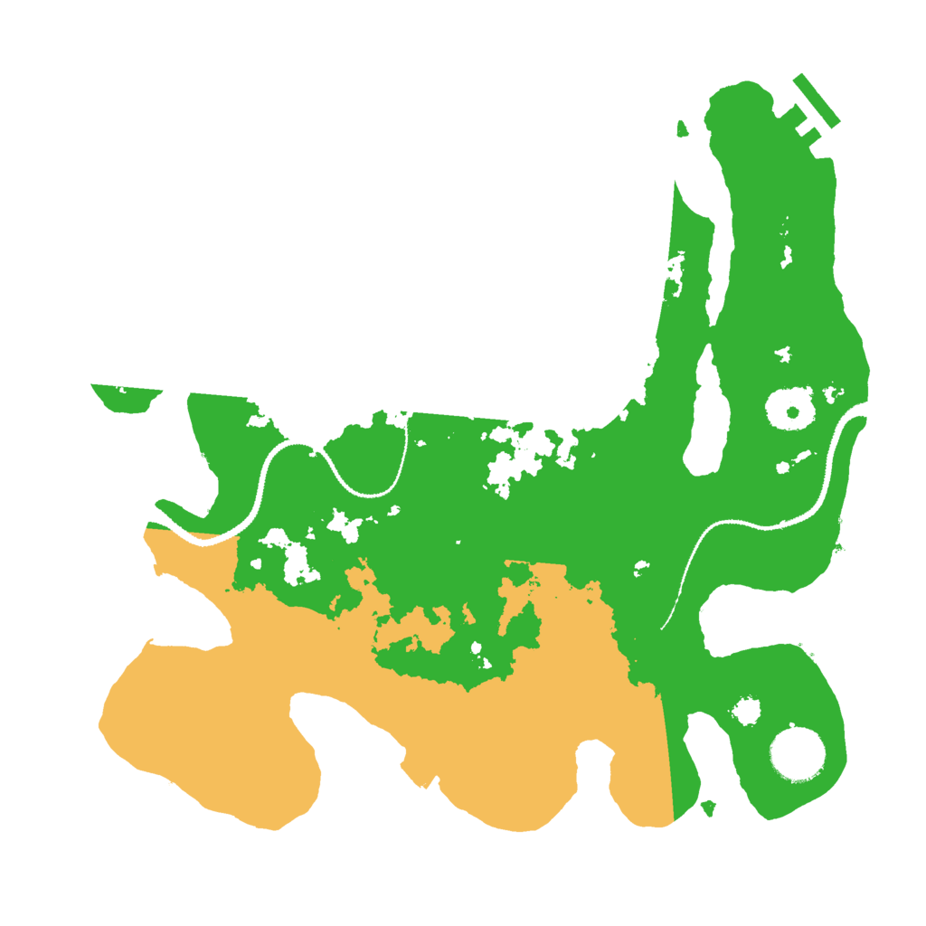 Biome Rust Map: Procedural Map, Size: 3000, Seed: 1870929654