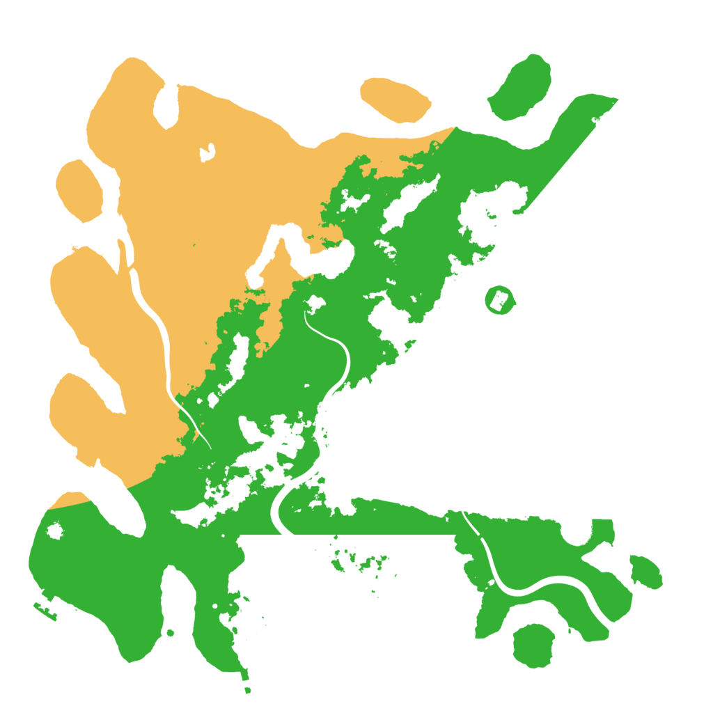 Biome Rust Map: Procedural Map, Size: 4000, Seed: 2122222223