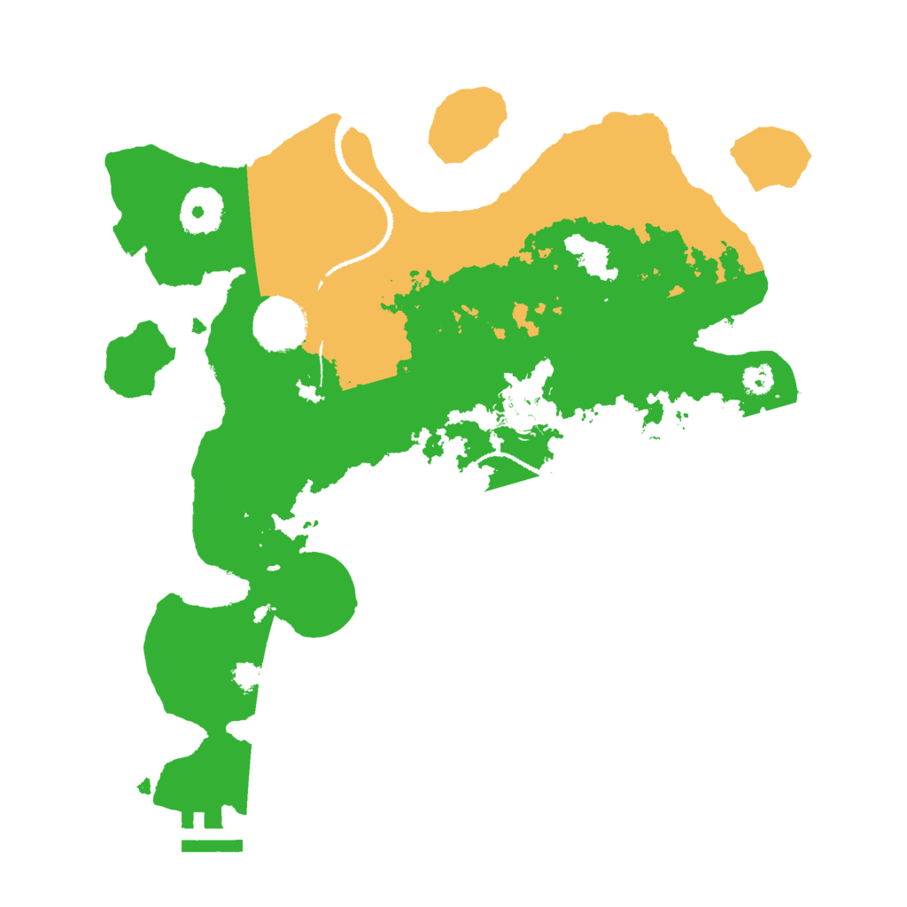 Biome Rust Map: Procedural Map, Size: 3000, Seed: 1225566686