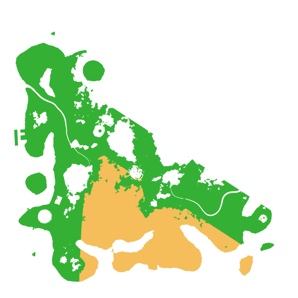 Biome Rust Map: Procedural Map, Size: 3800, Seed: 746036814