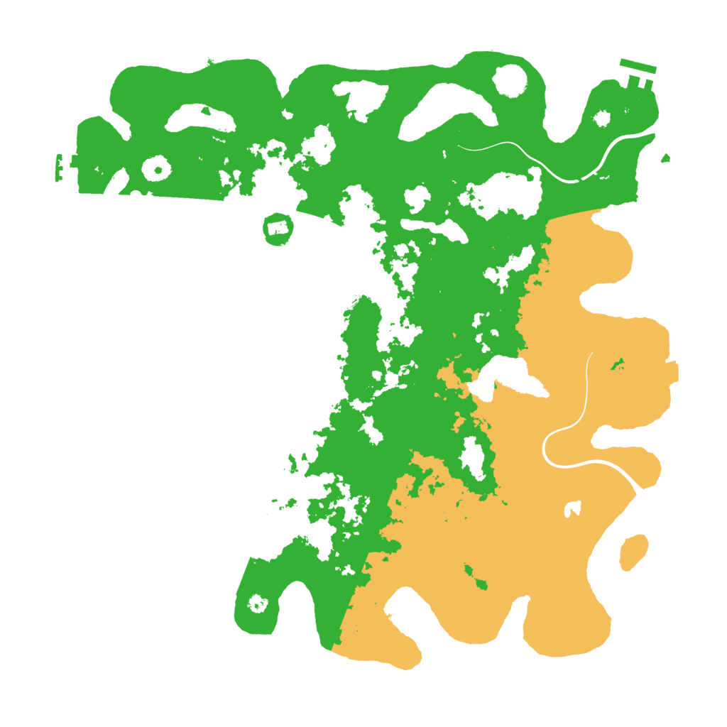 Biome Rust Map: Procedural Map, Size: 4000, Seed: 1238220245