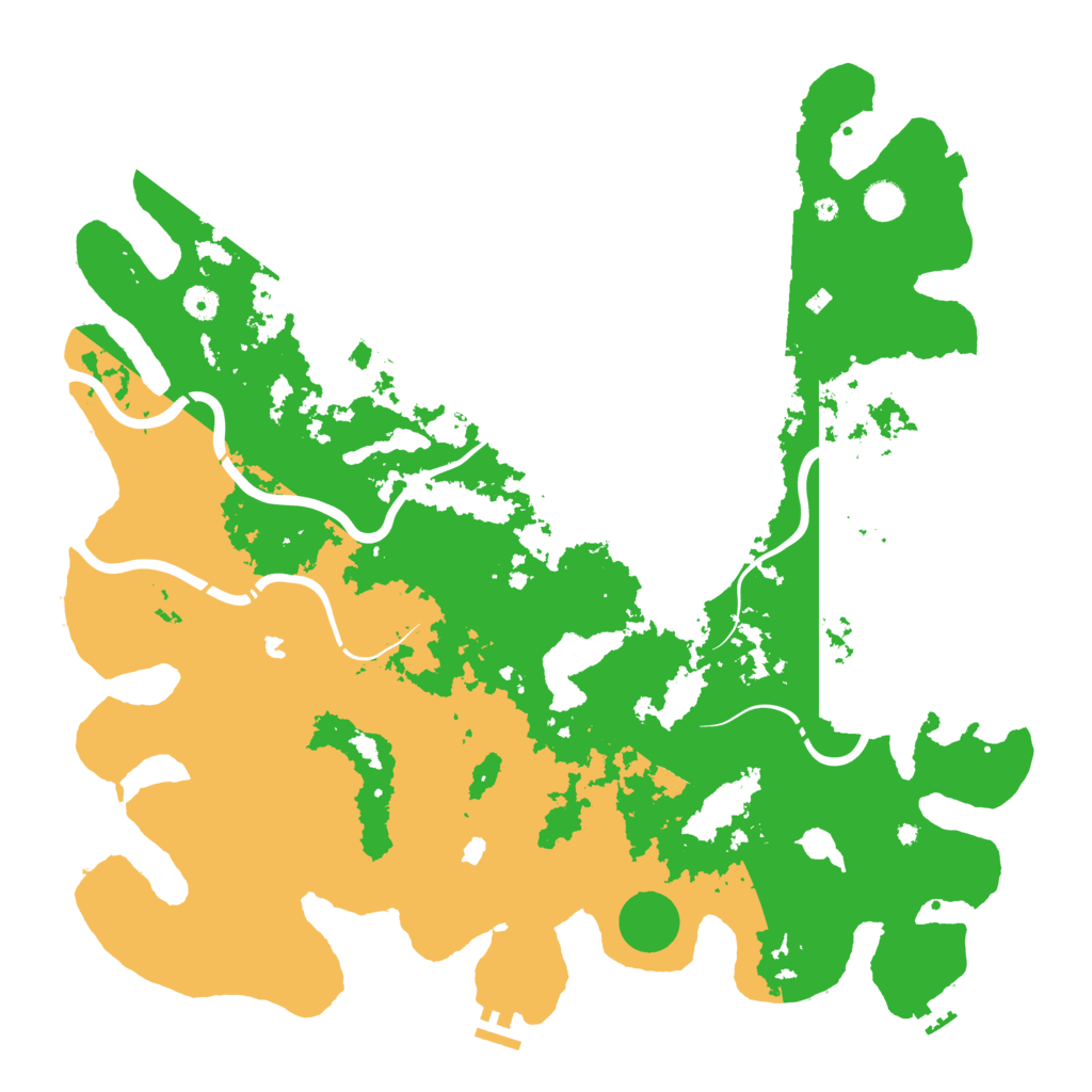 Biome Rust Map: Procedural Map, Size: 4750, Seed: 210