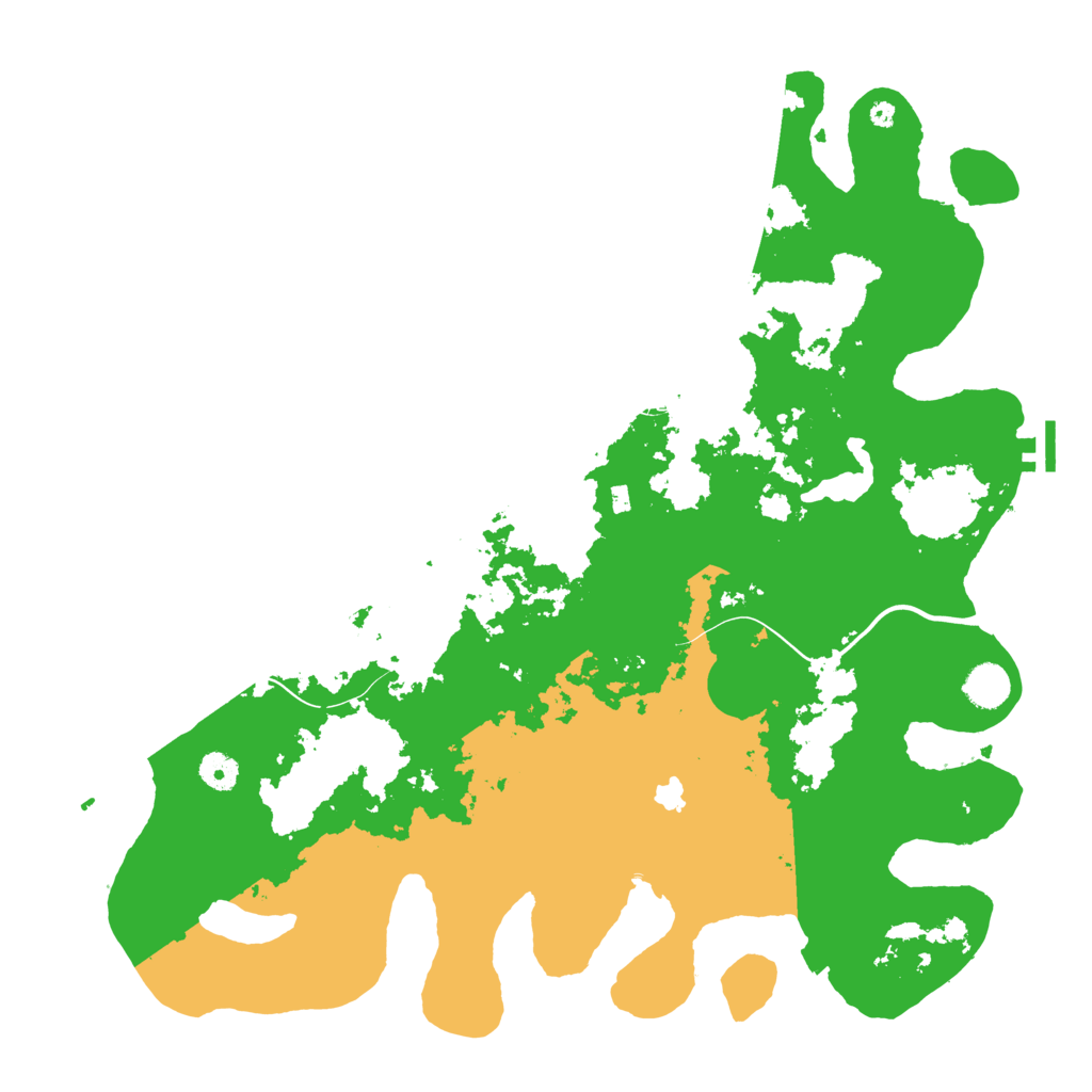 Biome Rust Map: Procedural Map, Size: 4300, Seed: 132025