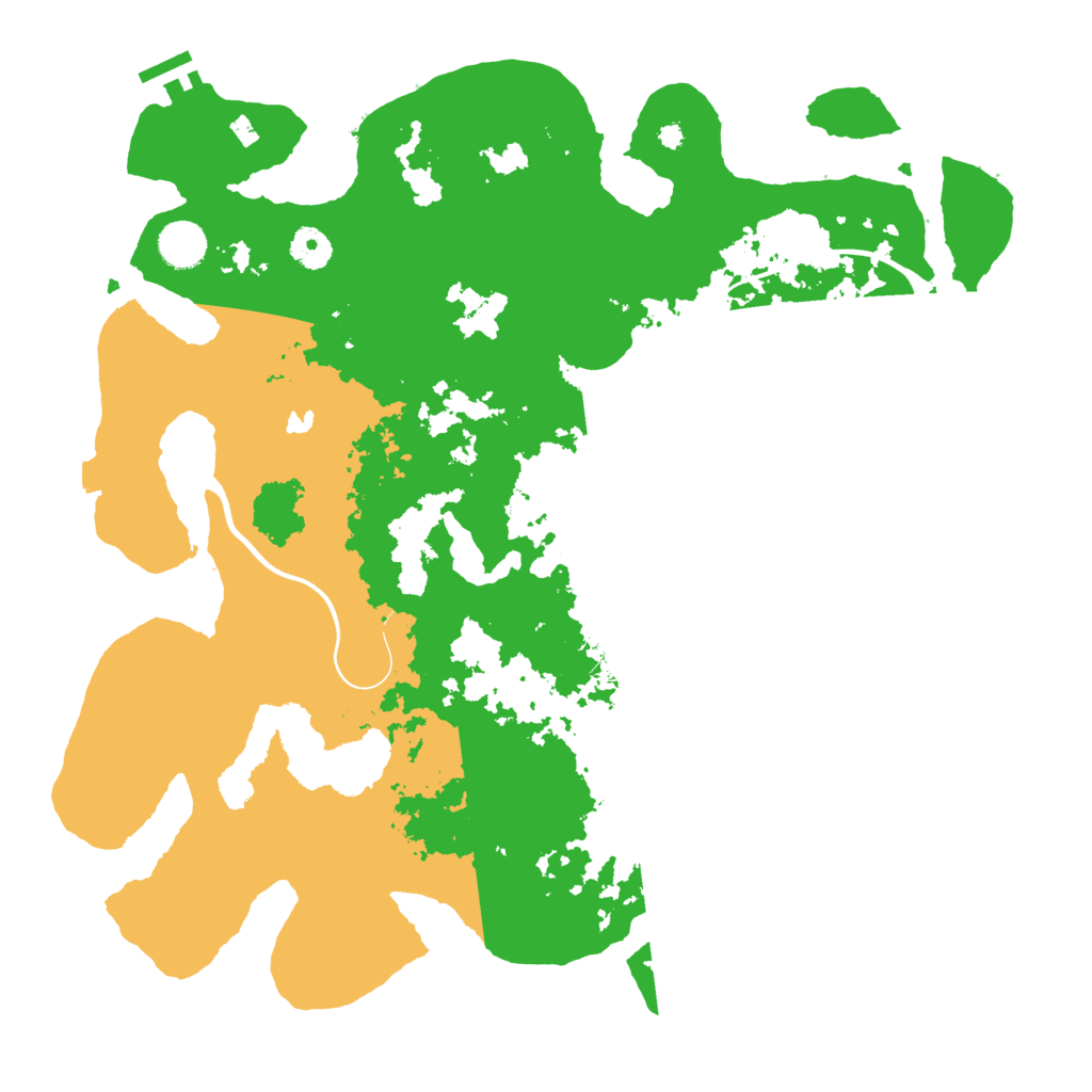 Biome Rust Map: Procedural Map, Size: 4000, Seed: 262345735