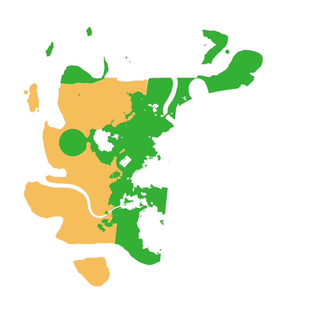 Biome Rust Map: Procedural Map, Size: 3000, Seed: 1574996187