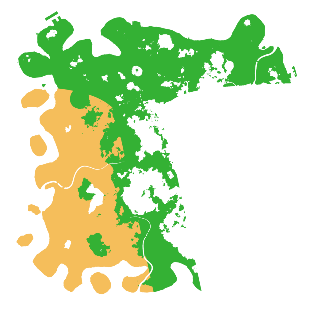 Biome Rust Map: Procedural Map, Size: 4500, Seed: 489904527