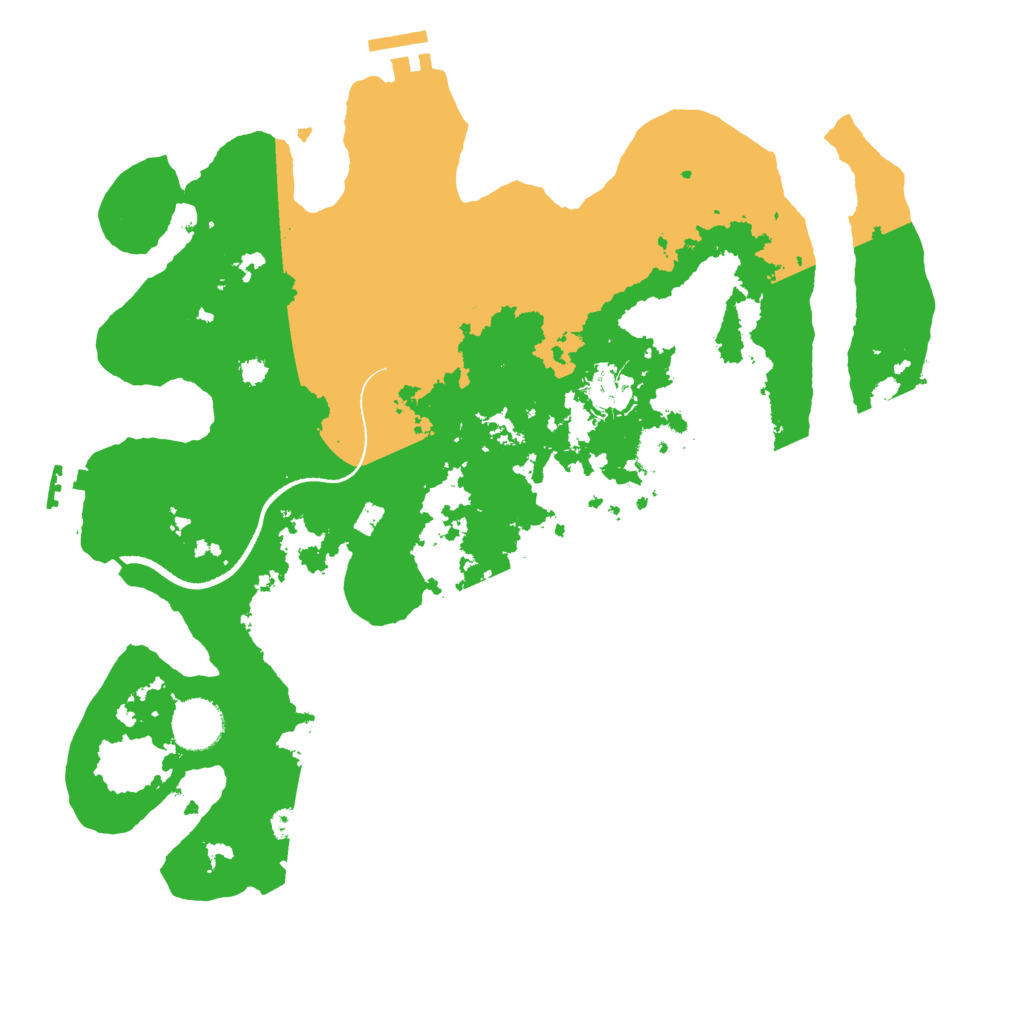 Biome Rust Map: Procedural Map, Size: 3500, Seed: 1383090249