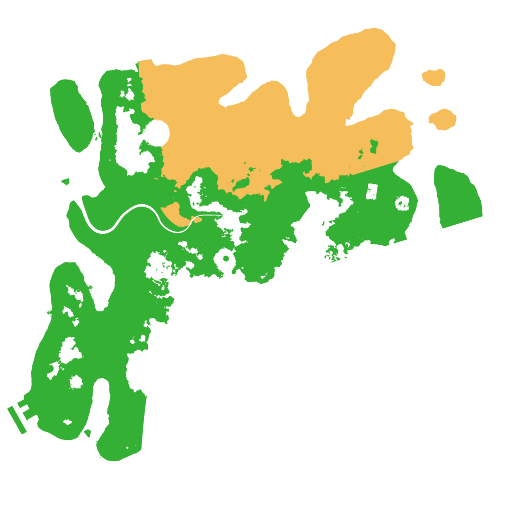 Biome Rust Map: Procedural Map, Size: 3500, Seed: 65301711