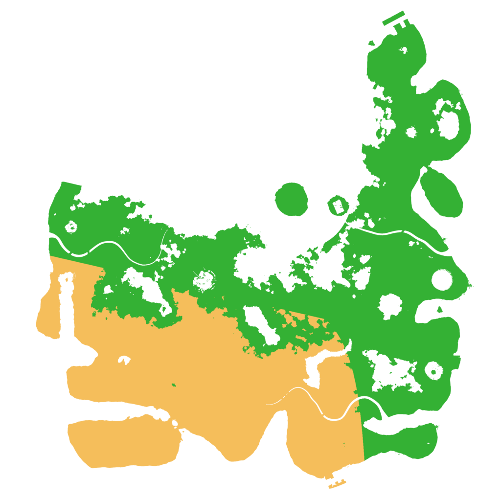 Biome Rust Map: Procedural Map, Size: 4250, Seed: 1205651341