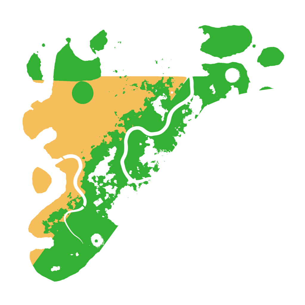 Biome Rust Map: Procedural Map, Size: 3750, Seed: 701457786