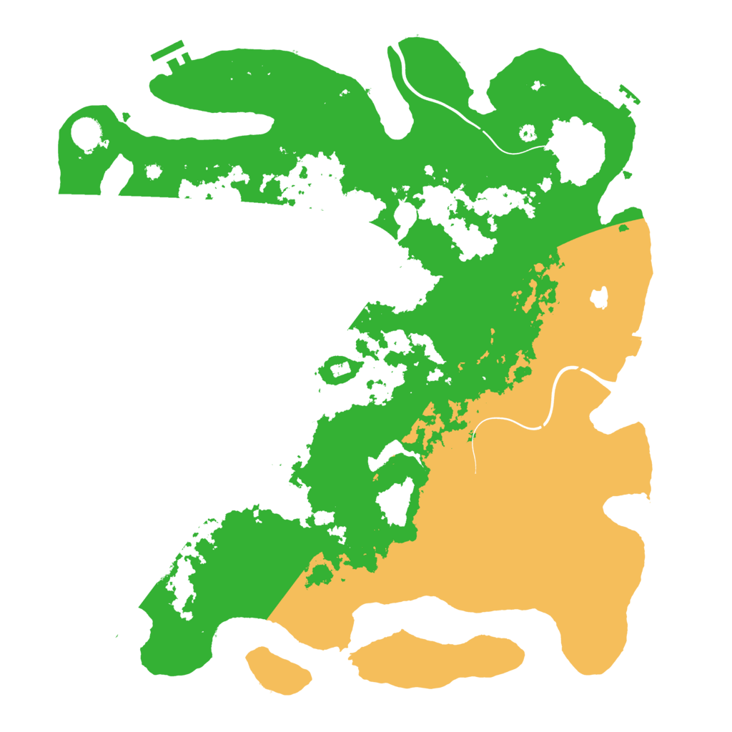 Biome Rust Map: Procedural Map, Size: 4250, Seed: 1130958833