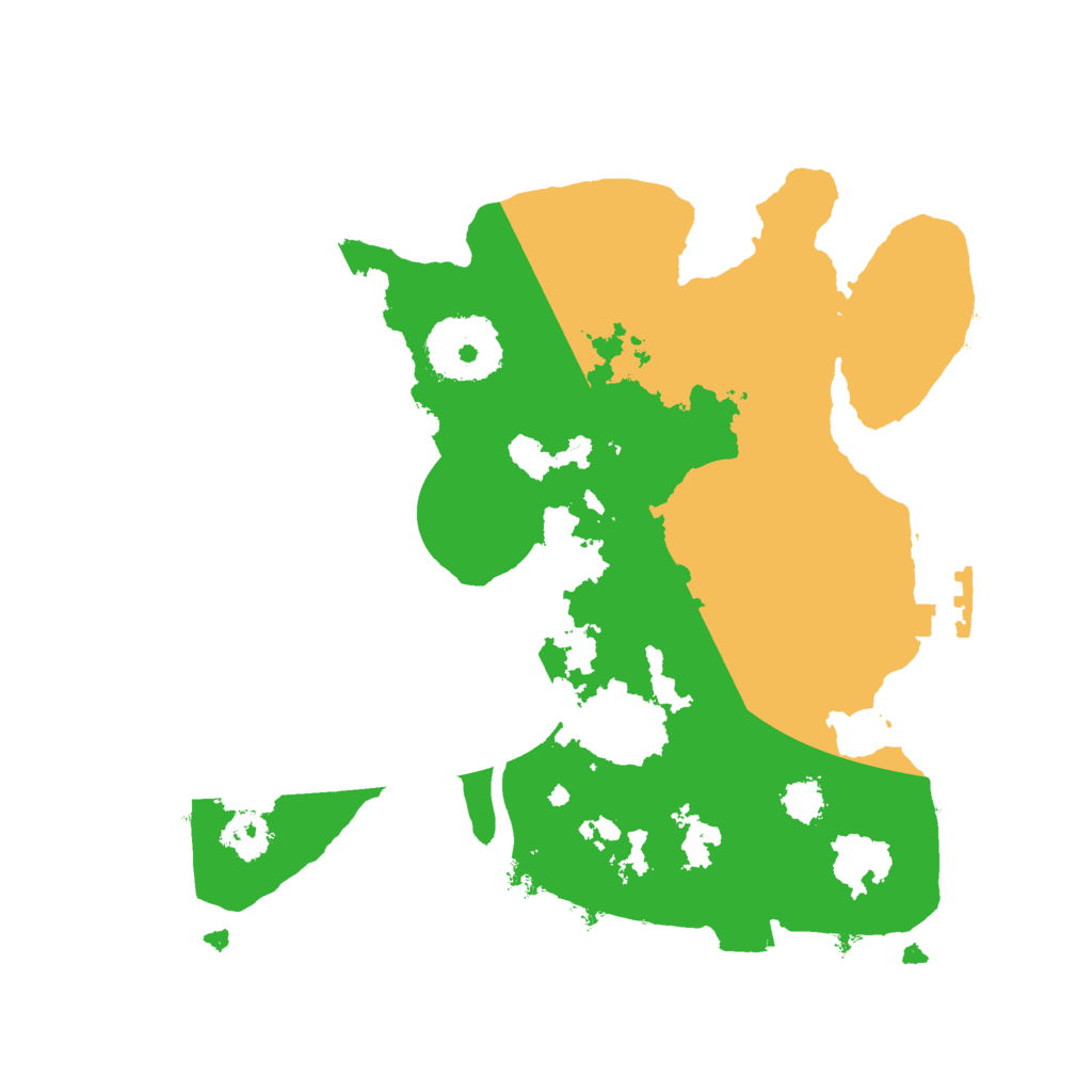 Biome Rust Map: Procedural Map, Size: 2333, Seed: 123456