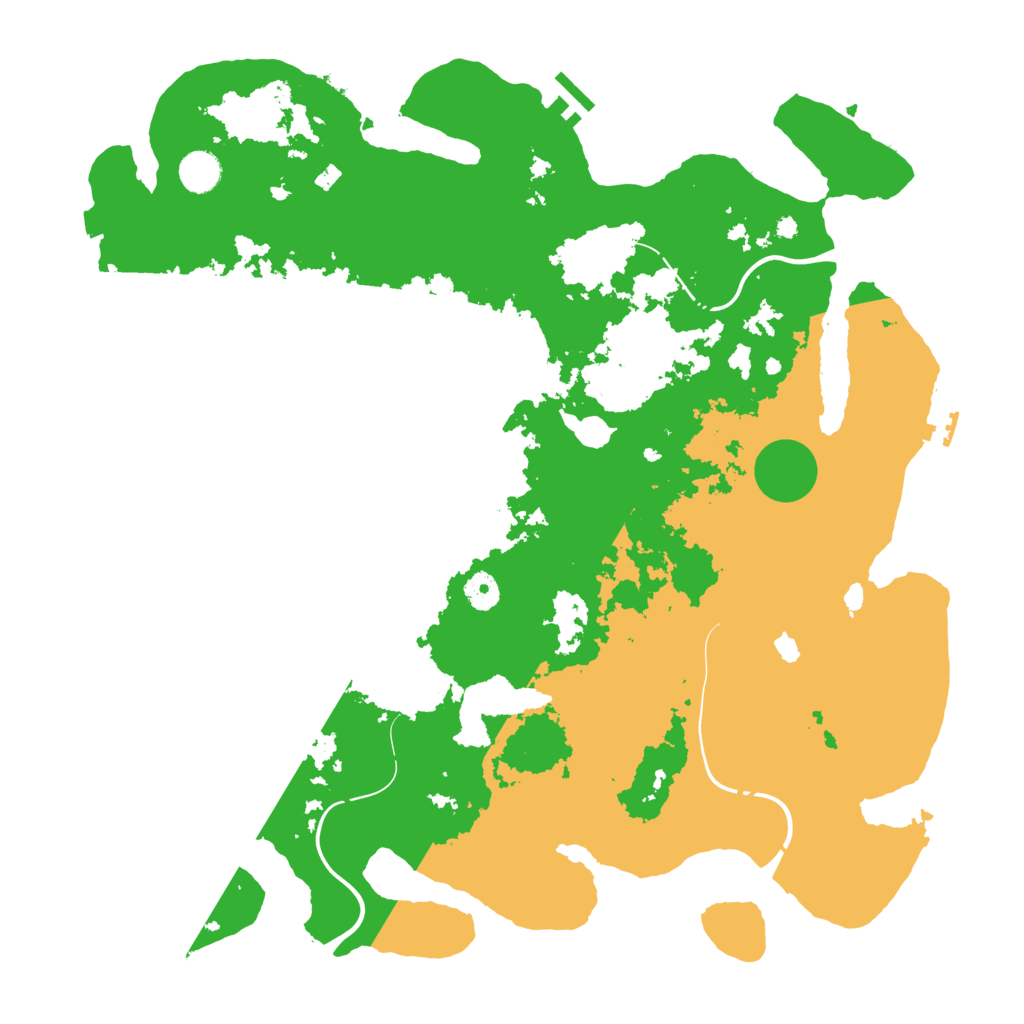 Biome Rust Map: Procedural Map, Size: 4300, Seed: 365542