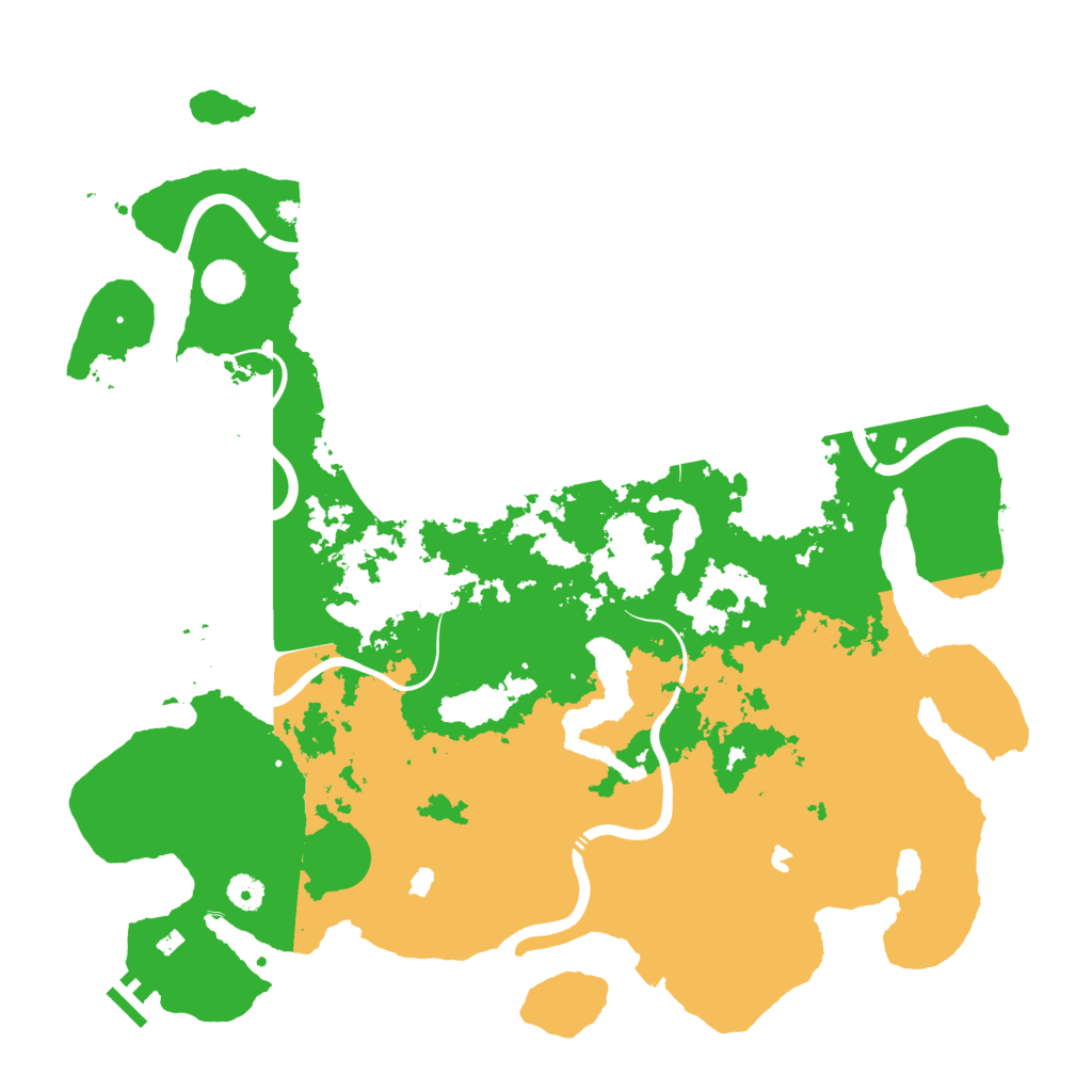 Biome Rust Map: Procedural Map, Size: 4500, Seed: 22300773