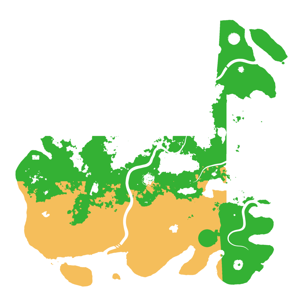 Biome Rust Map: Procedural Map, Size: 4500, Seed: 1021482975