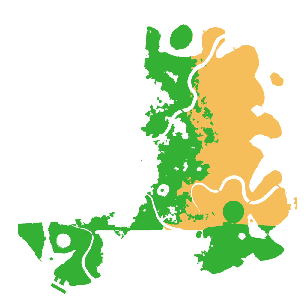 Biome Rust Map: Procedural Map, Size: 3800, Seed: 198438913
